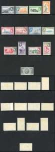 Barbados SG289/301 1953 Set of 13 M/Mint