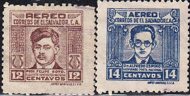 El Salvador #C106-C107 Used  