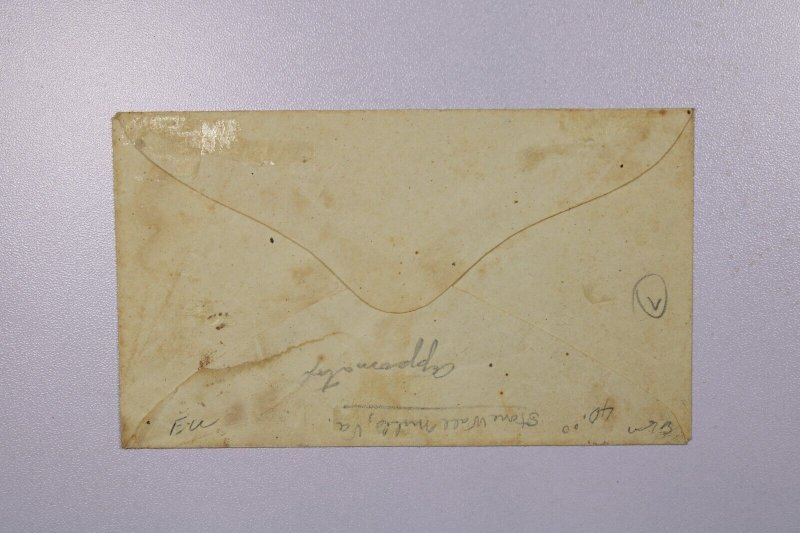 CSA - 1863 Stone Wall Mills VA Manuscript Cancel Over #12 - L37941