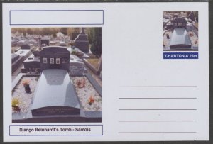 CHARTONIA, Fantasy - Django Reinhardt's Tomb - Postal Stationery Card...