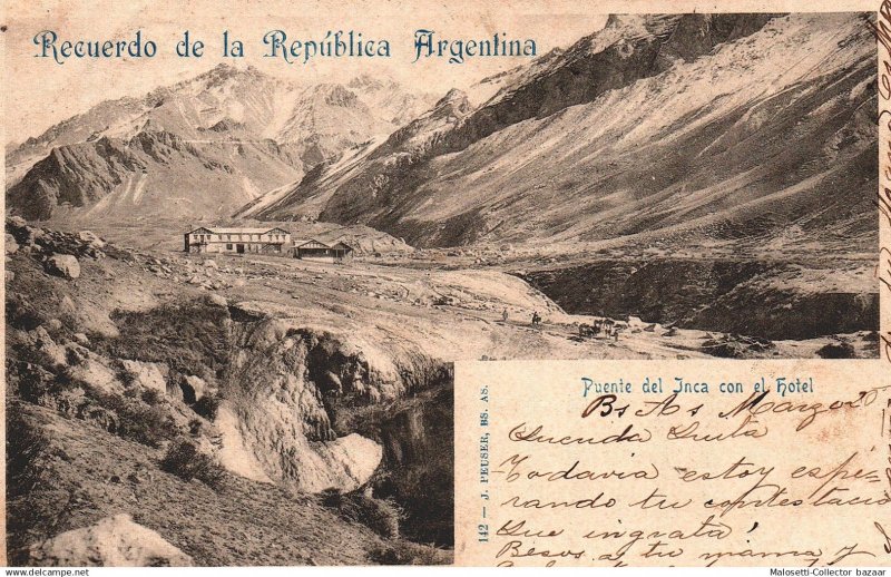 ca1900 Uruguay Argentina appealing lot of 6 different tax due stamps postcards