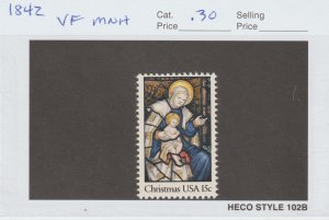 U.S.  Scott# 1842 1980 Christmas Issue VF MNH