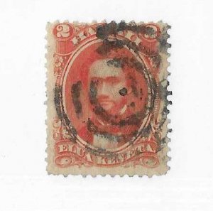 Hawaii Sc #31a  2c vermilion used FVF