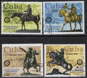 Thematic stamps CARIBBEAN 2001 NAPOLEON 4v used