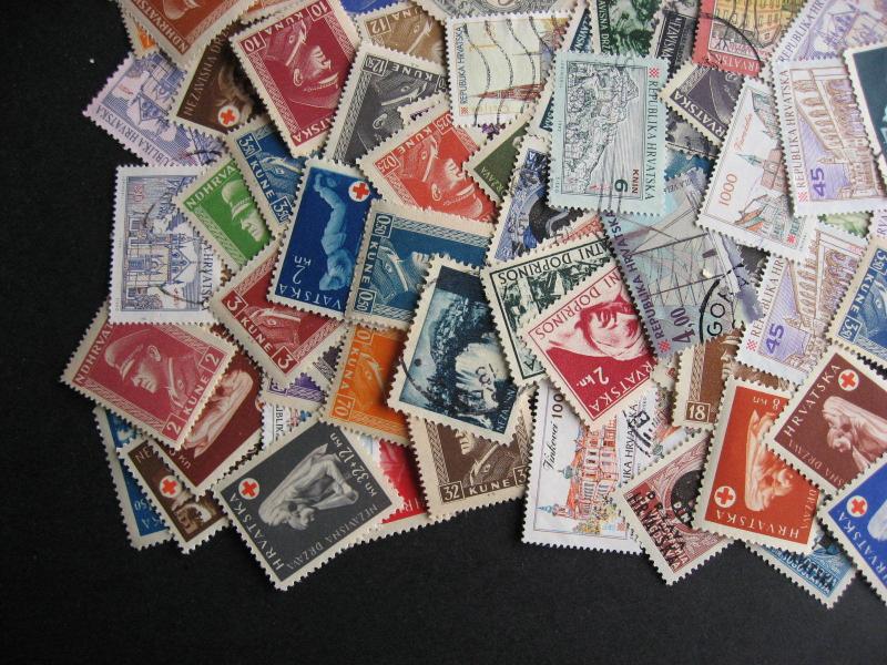 Hoard breakup mixture 100 Croatia Duplicates & mixed condition 