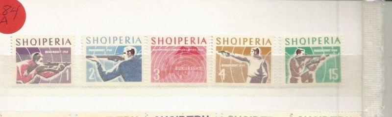 ALBANIA SCOTT 809-13 MNH SCV $9