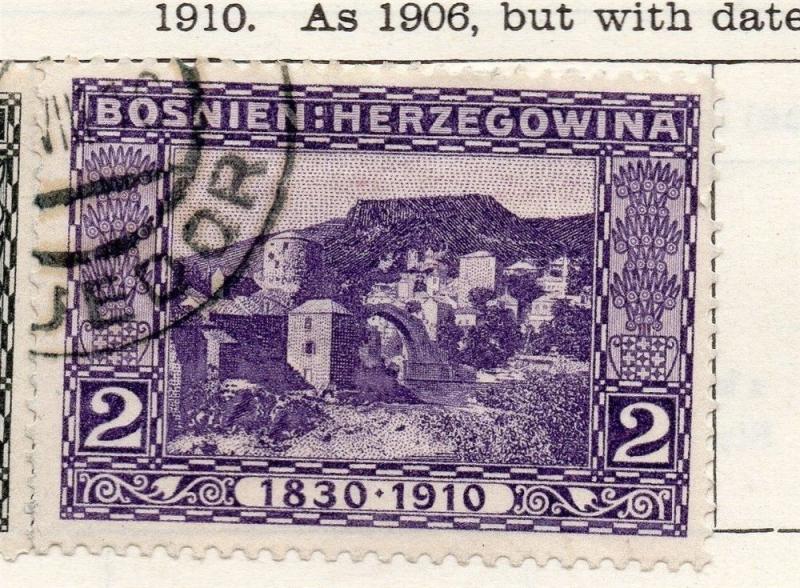 Bosnia Herzegovina 1910 Early Issue Fine Used 2h. 096590