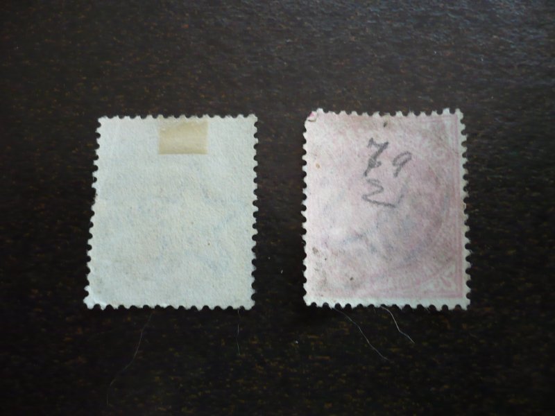 Stamps - India - Scott# 78-79 - Used Partial Set of 2 Stamps