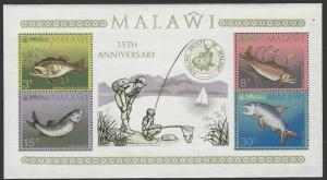 Malawi #220a MNH Souvenir Sheet Angling