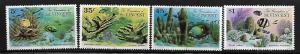 ST. VINCENT, GRENADINES 77-80 MNH STAGHORN CORAL SET