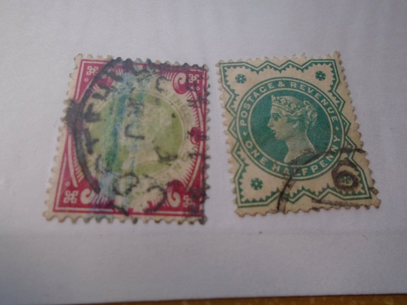 Great Britain  #  125-26   used