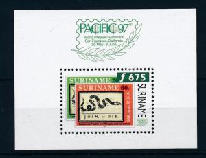 [SU939] Suriname Surinam 1997 Stamp Expo San Francisco Souvenir Sheet MNH
