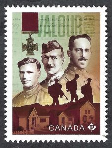 Canada #3305a P (92¢) Valour Road. From souvenir sheet. MNH