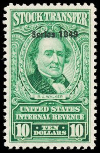 U.S. REV. DATED GREENS RD302  Mint (ID # 103144)