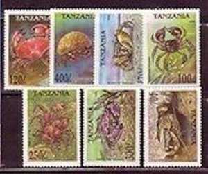 Tanzania 1295-1302 Crabs and Sea Life Mint NH