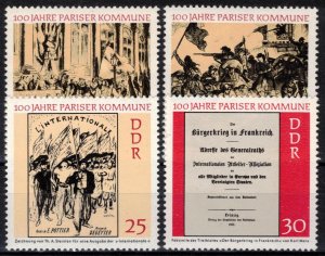 Germany - DDR - Scott 1281-1284 MNH (SP)