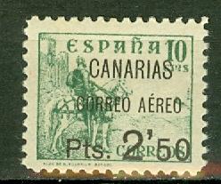 Spain 9LC27 mint CV $16