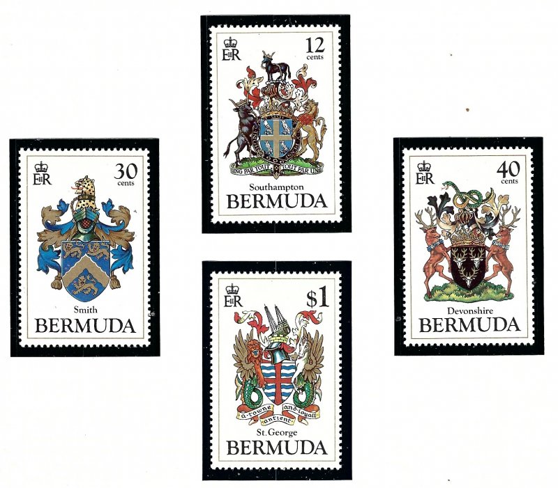 Bermuda 457-60 MNH 1984 Coats of Arms