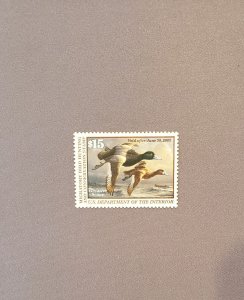 RW66, Greater scaup, Mint OGNH, VF, CV $50.00