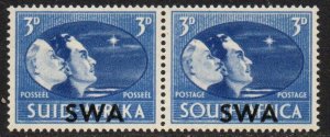 South West Africa Sc #155 Mint Hinged pair