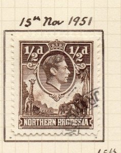 Northern Rhodesia 1938-52 Early Issue Fine Used 1/2d. NW-157834