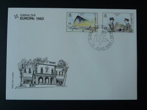 Europa Cept 1982 FDC Gibraltar