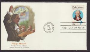 US C98 Philip Mazzei Fleetwood U/A FDC