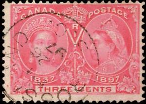 Canada Scott 53 Used.