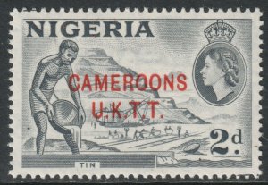 Cameroons Territory Scott 69 - SG T4, 1960 UKTT Overprint 2d MNH**