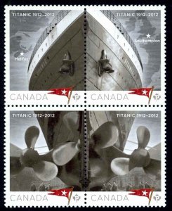Canada 2012 ,Titanic , MNH Block # 2534a