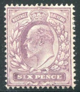 HERRICKSTAMP GREAT BRITAIN Sc.# 135 6 Pence LH Stamp