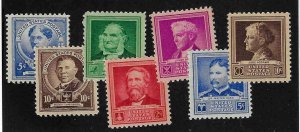 872-878 Mint,OG,H... SCV $5.45