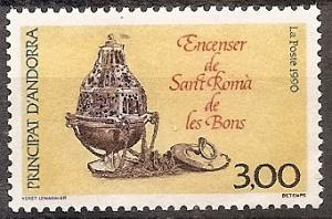 Andorra-French 395 MNH 1990 Censer of St.Roma