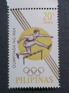 PHILIPPINES-1964-SC# 915-18TH OLYMPIC GAMES-TOKYO'64- JAPAN MNH-VERY FINE