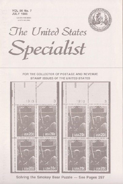 10 Different Volumes of The United States Specialist from 1985