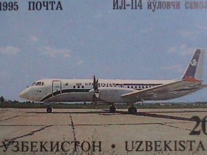 UZBEKISTAN-1995 SC#95  AIRCRAFT S/S MNH-VERY FINE WE SHIP TO WORLD WIDE