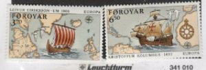 Faroe Is Columbus ships #5-6**