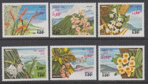 Laos 467-472 Flowers MNH VF