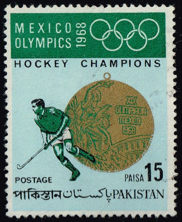 Pakistan #267 Hockey Player and Olympic Medal; Used (3Stars)