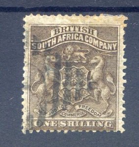 Rhodesia 1/- Grey Brown SG4 Fine Used