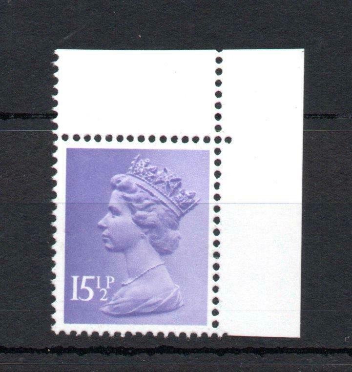 151/2p MACHIN UNMOUNTED MINT WITH PHOSPHOR OMITTED EX SG PRESTIGE BOOKLET