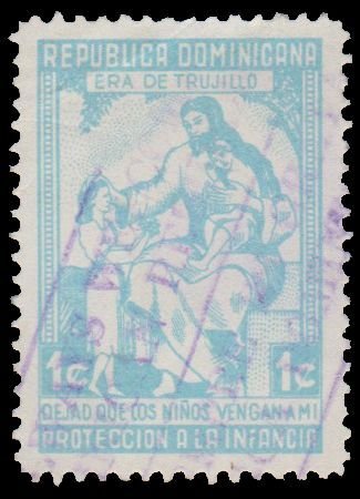 DOMINICAN REPUBLIC 1956. SCOTT # RA26. USED.