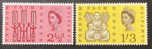 Great Britain 1963 #390-1, Parliamentary Conference, MNH.