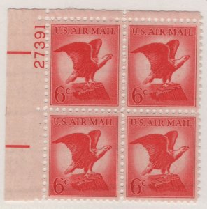 C67 6c Eagle 27391 UL Plate Block