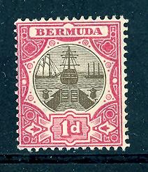 Bermuda 34 mint hinged SCV $ 32.50 (RS)