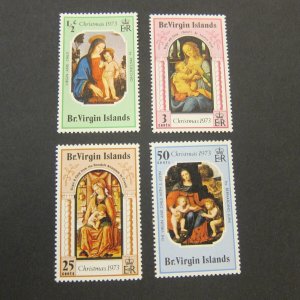 Br. Virgin Islands 1973 Sc 262-5 Christmas Religion set MNH