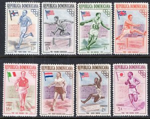 Dominican Republic 474-478,C97-C99 Summer Olympics MNH VF