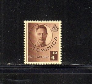 DOMINICA #111 1940 KING GEORGE VI MINT VF LH O.G cc