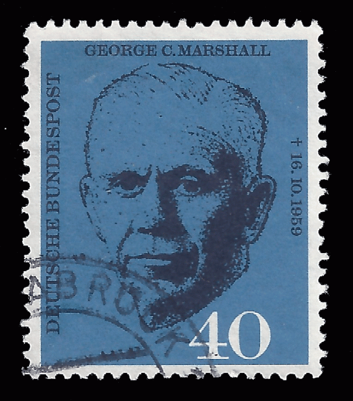 Germany, FRG 1960 Sc 821 UXF George Marshall
