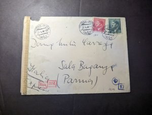 1944 Censored Germany Bohemia and Moravia Cover Trebic to Parm Italy